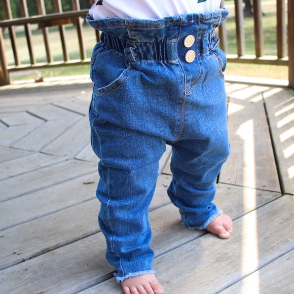 High Rise Paperbag Waist “Mom” Jeans - Picture 6 of 8